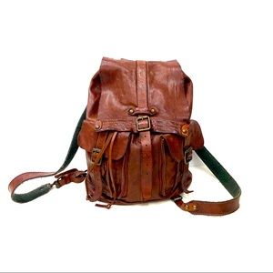 Campomaggi Teodorano Leather Backpack Purse Bag